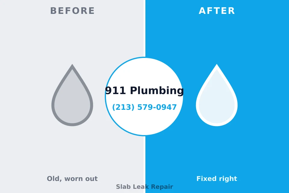 Before and after: plumbing company Riverton, NJ